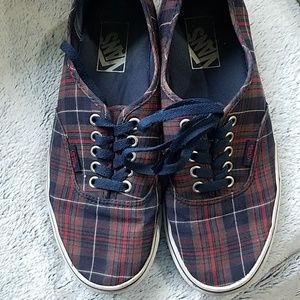 Plaid Canvas Vans
